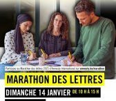 Marathon des lettres à La Tricoterie